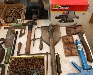 Buffer/Folding Shovel and More