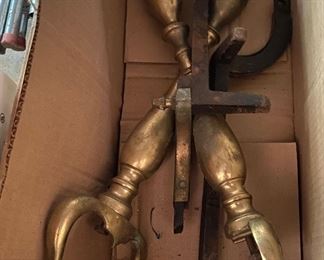 Brass Andirons