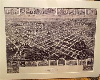Rocky Mount, N.C. City Map Reprint