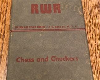 Russian War Relief Chess and Checkers Game