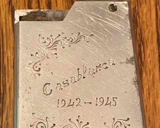 WW2 Casablanca Souvenir Lighter