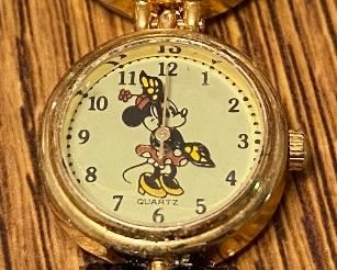 Unusual Mickey and Minnie Dual Watch