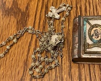 Rosary with Holder