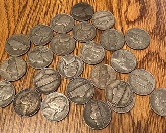 Silver War Time Nickels