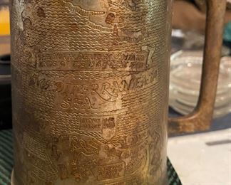 WW2 Trench Art Souvenir Stein