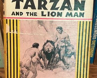 Tarzan and the Lion Man with Dust Jacket