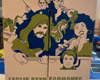 Leslie Stereophones in Box (Foam Deterioration)