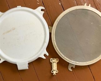 SS United States porthole screen and cover
