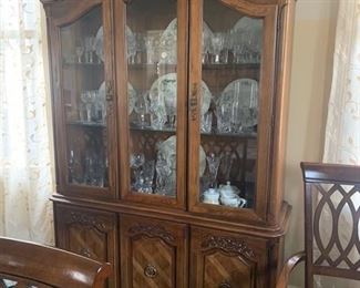 Fruitwood China Cabinet 
