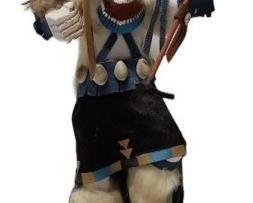 Buffalo Warrior Kachina Doll