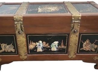 Incredible Vintage Chinese Trunk