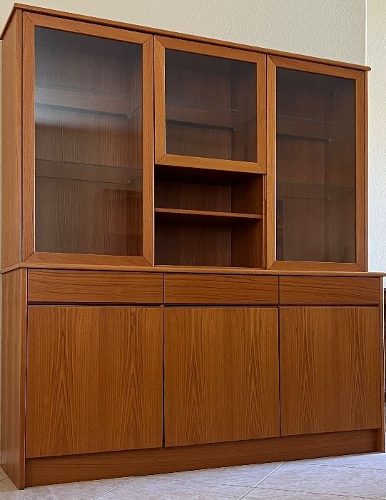 Mid Century Danish Teak Hutch