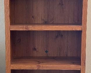 Knotty Pine Bookcase