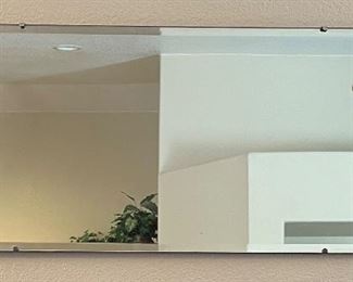 Wall Mirror w Beveled Edge