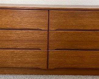 Mid Century Danish Teak Dresser 