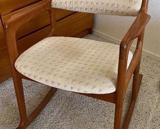 Benny Linden Mid Century Teak Rocker