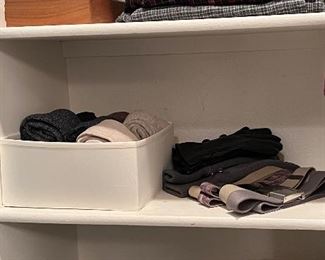 Men's Clothing: SZ Med, Men's Shoes 10 1/2-11