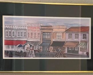 Art Granville Ohio Print  "BROADWAY" EXCLUSIVELY BY: Hare Hollow