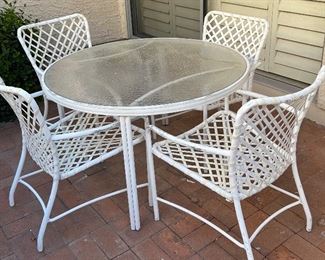 Vintage Patio Table and Chairs