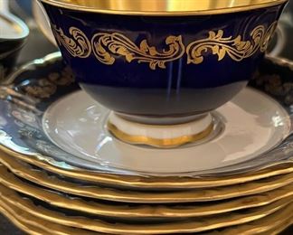 German Eberthal Echt Kobalt Fine Quality China Gold & Cobalt 