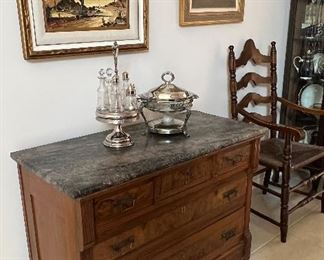 Marble Top Chest