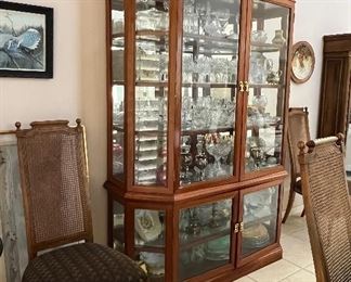 Large Glass Curio/Hutch