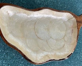 Genuine Monkey Pod w Capiz Shell