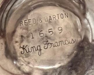 Silverplate Goblets Set/6 Reed & Barton King Francis 1659