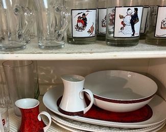 Norman Rockwell Pepsi Glasses