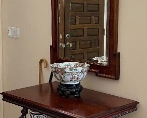 Entry Mirror, Table and Umbrella Stand