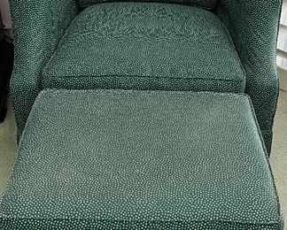 Boudoir Chair and Ottoman