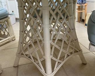 Vintage Wicker Rattan Dining Set