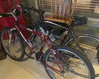 Trek and specialized bikes