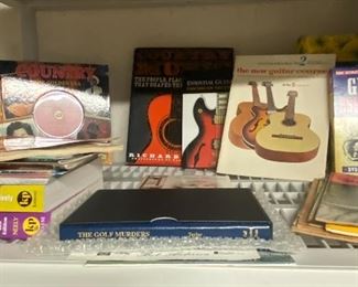 Guitar music books and misc