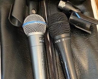 Microphones with cords