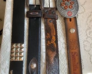 Men’s leather belts