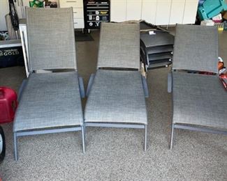 Outdoor lounge chairs