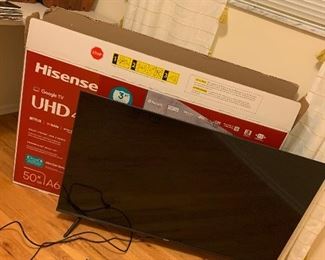 New 50” television
