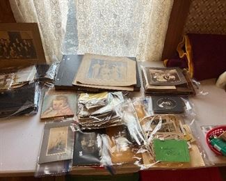 lots of old photos 