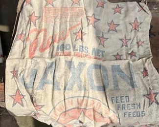 antique Jaxon (jackson michigan) feed bag great piece!