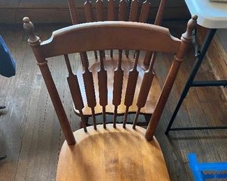 these go with the dining room table sold at last sale will that buyer please contact us. 