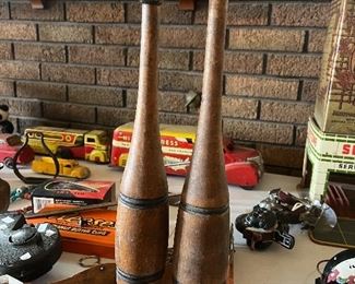 ANTIQUE JUGGLER BATONS 