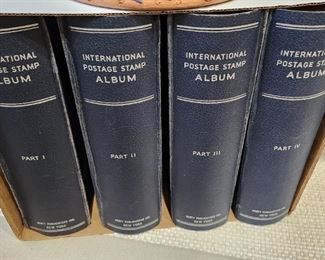 Scott's international stamp collection first 4 volumes 