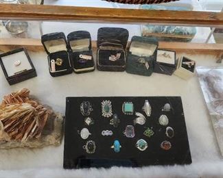 10k and sterling rings