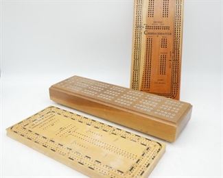 Cribbage Boards (Set of 3)
