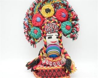 Colorful Yarn Doll
