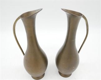 Small Bronze Pitchers (Set of 2)
