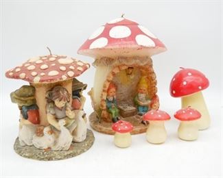 Mushroom Candle Bundle (Total of 6)
