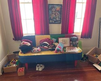 This sofa was part of the set for Disney’s Imagination Movers show!