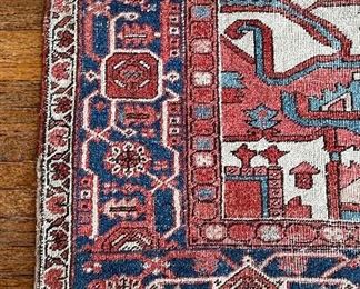 Antique Serapi Heriz. Measures 12' 4" x 9' 3". Photo 2 of 5. 